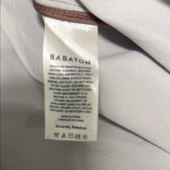 BABATON WOMEN'S TAN FAUX LEATHER JACKET SIZE SMALL - Picture 12 of 13